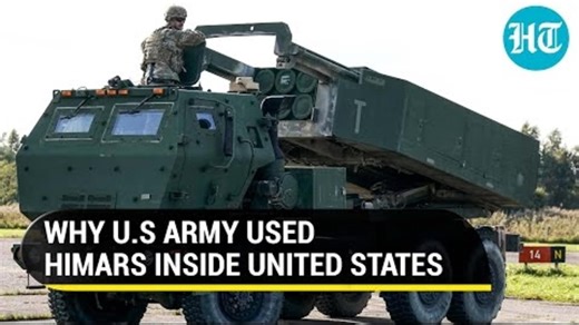 Away from Ukraine war zone, American HIMARS in action inside United States. Here's why.