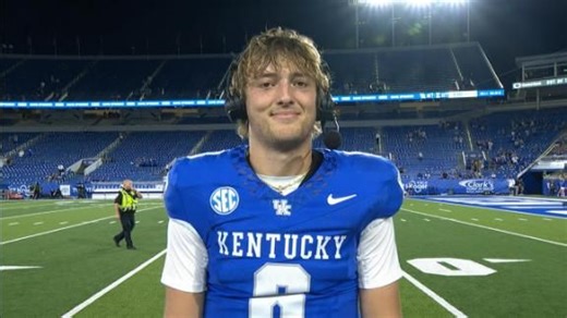 Kentucky's Cutter Boley on win over Eastern Michigan in his first start - Southeastern Conference