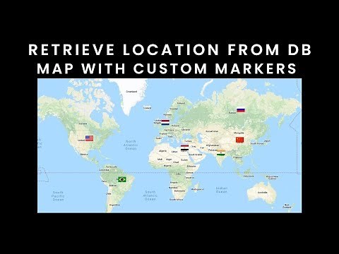 Creating Google Map with Custom Markers | Live Data From Database | Google Maps Javascript