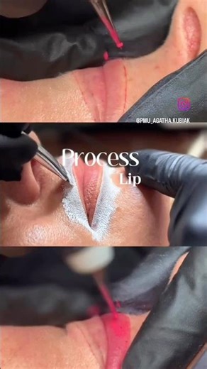 Permanent Lip Makeup Process