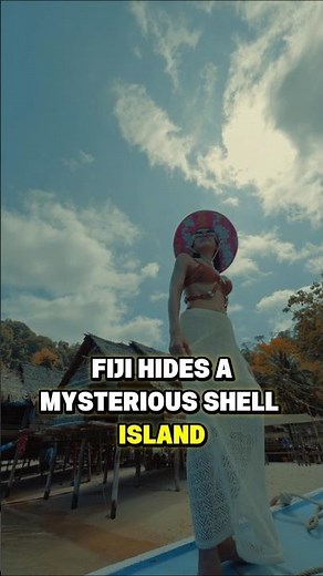 An Island Made of Shells?! 😳🏝️ Fiji’s Hidden Mystery. #info #science
