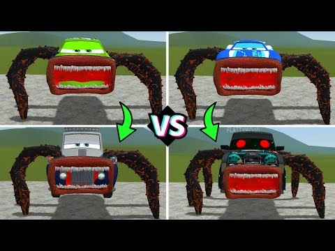 EVERYTHING TURNING INTO MONSTER: Mcqueen Monsters, Queen Elizabeth Eater, Cursed Shark Eater In Gmod