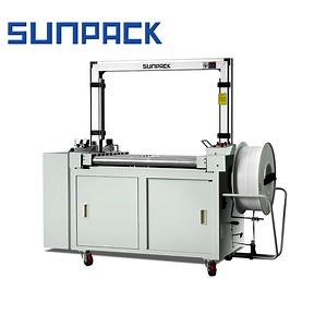 [Hot Item] Automatic Box Strapping Machinery Carton Strapping Machine with Aluminum Roller