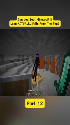 Can You Survive Minecraft with Falling Lava?