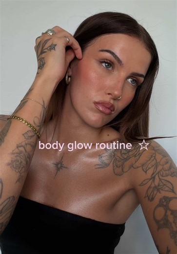 AD ★🪐🪐🪐 my go—to body glow routine @nyxcosmetics_uk fat oil shimmer body butter: caramelt mami fat oil body oil: coconut cutie hair and body fragrance mist: caramel mami