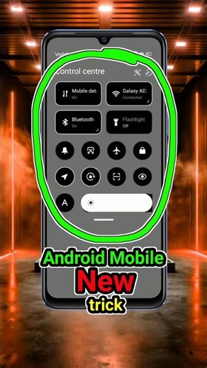 🔥 Monochrom V12 💢 Control Centre 💥 Android Mobile New Trick ✨