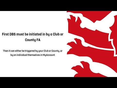 DBS Guidance | 1b. Initiating a DBS as County FA