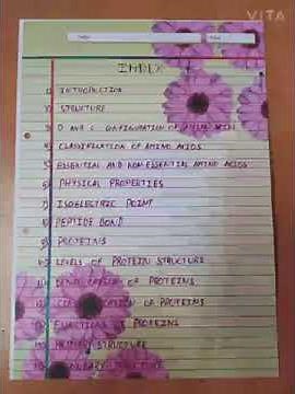 Amino acids project file for class-12th ISC/CBSE