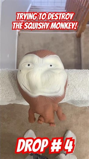 Squishy Monkey SPLAT! #comedy #funny #monkey #toys