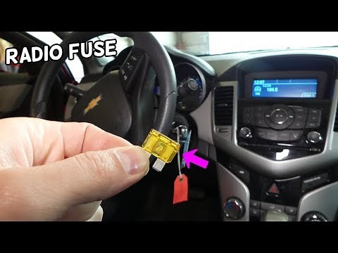 CHEVROLET CRUZE RADIO FUSE LOCATION REPLACEMENT. INFORMATION SCREEN RADIO NOT WORKING