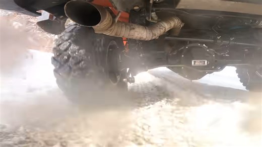 The Toyota was seconds from destruction… then the Hellcat Jeep arrived