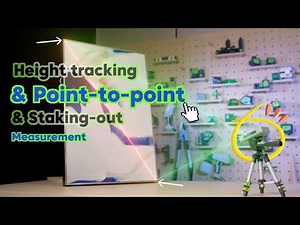 How to Use Height Tracking, Point-to-Point & Staking-Out with Huepar Pro SW-150GQ Laser Measure