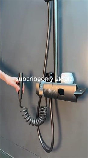 Amazing Smart Shower Setup with Touch Controls & Waterfall Feature