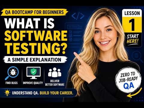 Software Testing Explained for Beginners | QA Bootcamp Lesson 1