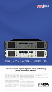 🎶 This week at VMT! Introducing the sleek and powerful British Acoustics Alpha Link 100 amplifier! 🔊✨ #BritishAcoustics #AlphaLink100 #AmplifyYourSound 🎵 | Vardhaman Mega-Tech