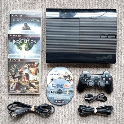 ✅ Sony PlayStation 3 PS3 Super Slim 160GB Console Bundle  5 Games, 1 Controller✅ | eBay