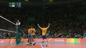 Rio 2016: Brazil holds off Argentina in men's volleyball QFs