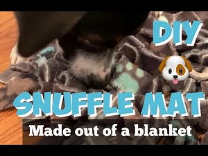 How to make an easy DIY Snuffle Mat! (No Mat Base Needed)
