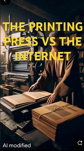 “THE PRINTING PRESS VS THE INTERNET 🚀🎓🔥” #historicalmyths #history #trending
