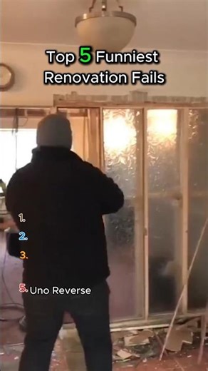 Top 5 Funniest Renovation Fails 😂 #shorts