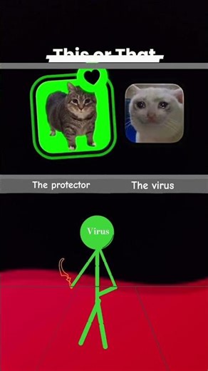 the virus vs the protector