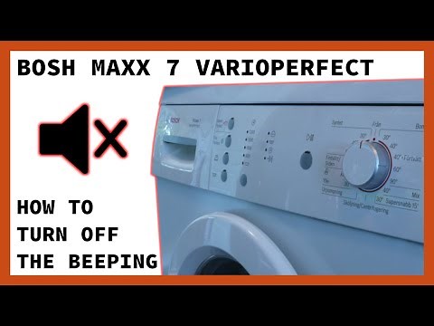 Bosh maxx 7 VarioPerfect - How to turn off the beeping