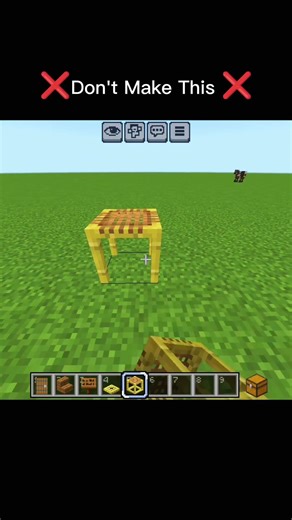 Minecraft chair build 🪑 #minecraft #shorts