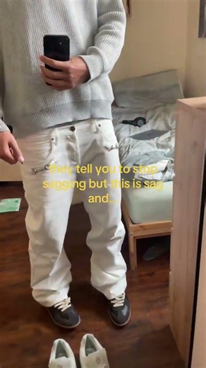 They tell you to stop sagging but... shop from driftwood