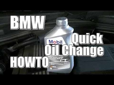 Oil Change HOWTO 2008 BMW 535xi - Quick