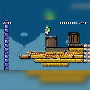 Bowser's Final Fleet by etunoaky #shorts 🍄Super Mario Maker 2 Switch 2 No Commentary #dvu