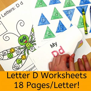 18 Free Letter D Beginning Sound Worksheets with easy download | Mrs. Karle's Sight and Sound Reading
