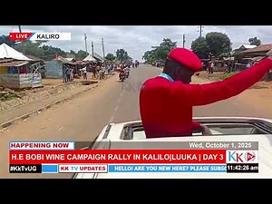 LIVE: BOBI WINE TODAY IN KALIRO | LUUKA CAMPAGN RALLY — DAY 3