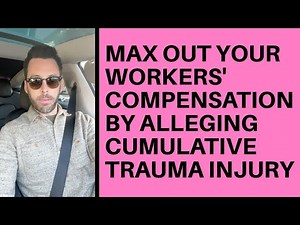 Max Out Workers' Compensation Settlement Allege Cumulative Trauma Injury From Repetitive Work