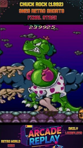 🎮 Chuck Rock (1992) – SNES Retro Shorts | Final Stage 🪨🔥 #retroshorts #retrogaming #snes