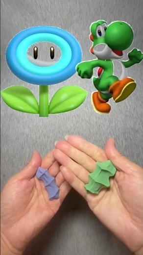 Mixing Light Blue and Green Paint #supermario #colormixing #asmr