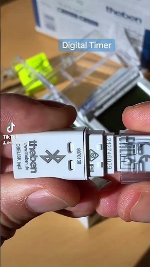 Theben digtal time switches top2/top3: install and forget ;-) #shorts #electrician #diy