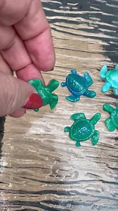 Baby Turtles X 5, Fused Glass, Bullseye, Adorable Sea Creatures - Etsy