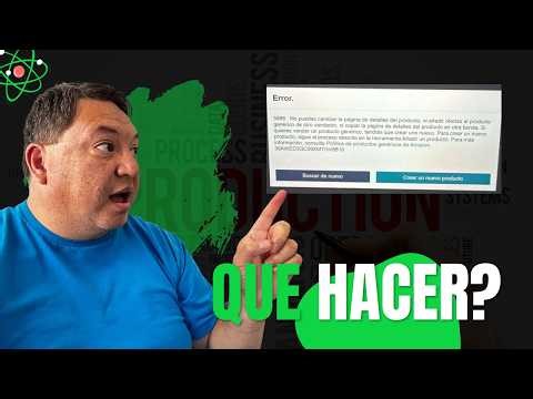 ¿Por qué Amazon te tira 5886 cuando intentas publicar? Solución completa