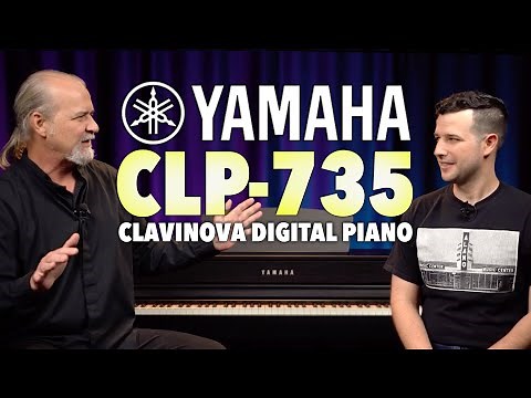 Yamaha CLP-735 Clavinova Digital Piano - DEMO & Overview
