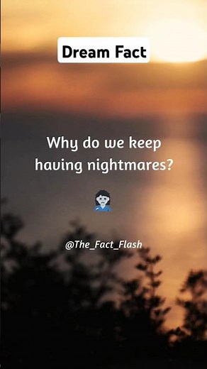 Why Do Nightmares Keep Coming Back? | Dream Psychology Explained 😱🧠