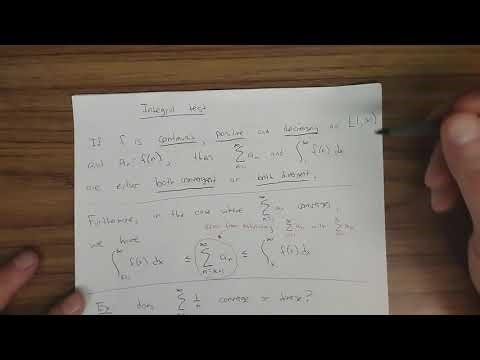 Integral test