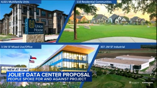 Joliet considers plans for what would be largest data center in Illinois; residents pack meeting