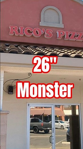 Home of the Giant 26" Pizza! Rico's Pizza in Winton