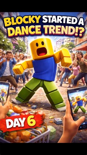 Blocky Heard Music And ...... #Blocky #roblox #robloxedits #shortstory #robloxshorts #shortsviral