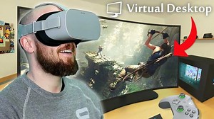 Virtual Desktop Oculus Go!  Remotely Access Your PC In Virtual Reality