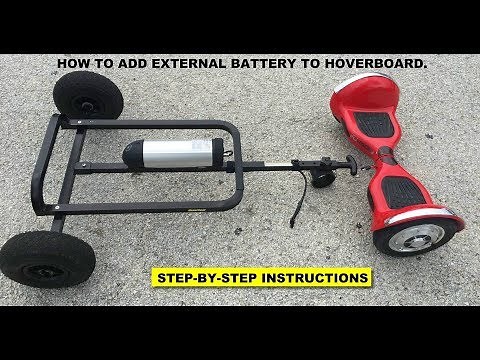 How To Add External Battery To Hoverboard DIY. Step-By-Step Instructions.