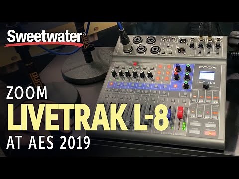 Sweetwater at AES 2019 — Zoom LiveTrak L-8