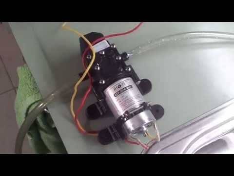 Quick review: $24 ebay water pump, 100 PSI 12V for caravans etc