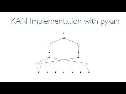 Kolmogorov Arnold Network Code Implementation with pykan