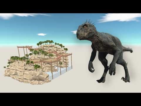 Dinosaur Challenge: Can Scorpius Rex Defeat 7 Boss Levels? | ARBS Simulation